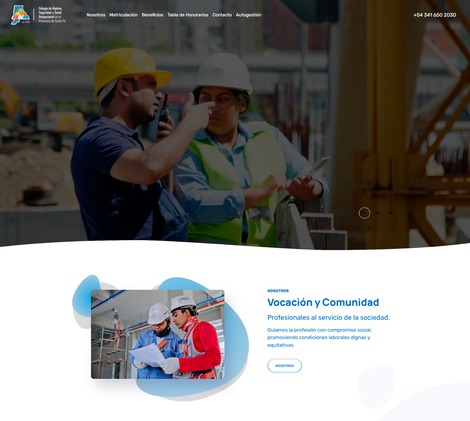 Colegio de Higiene — Portada / Hero